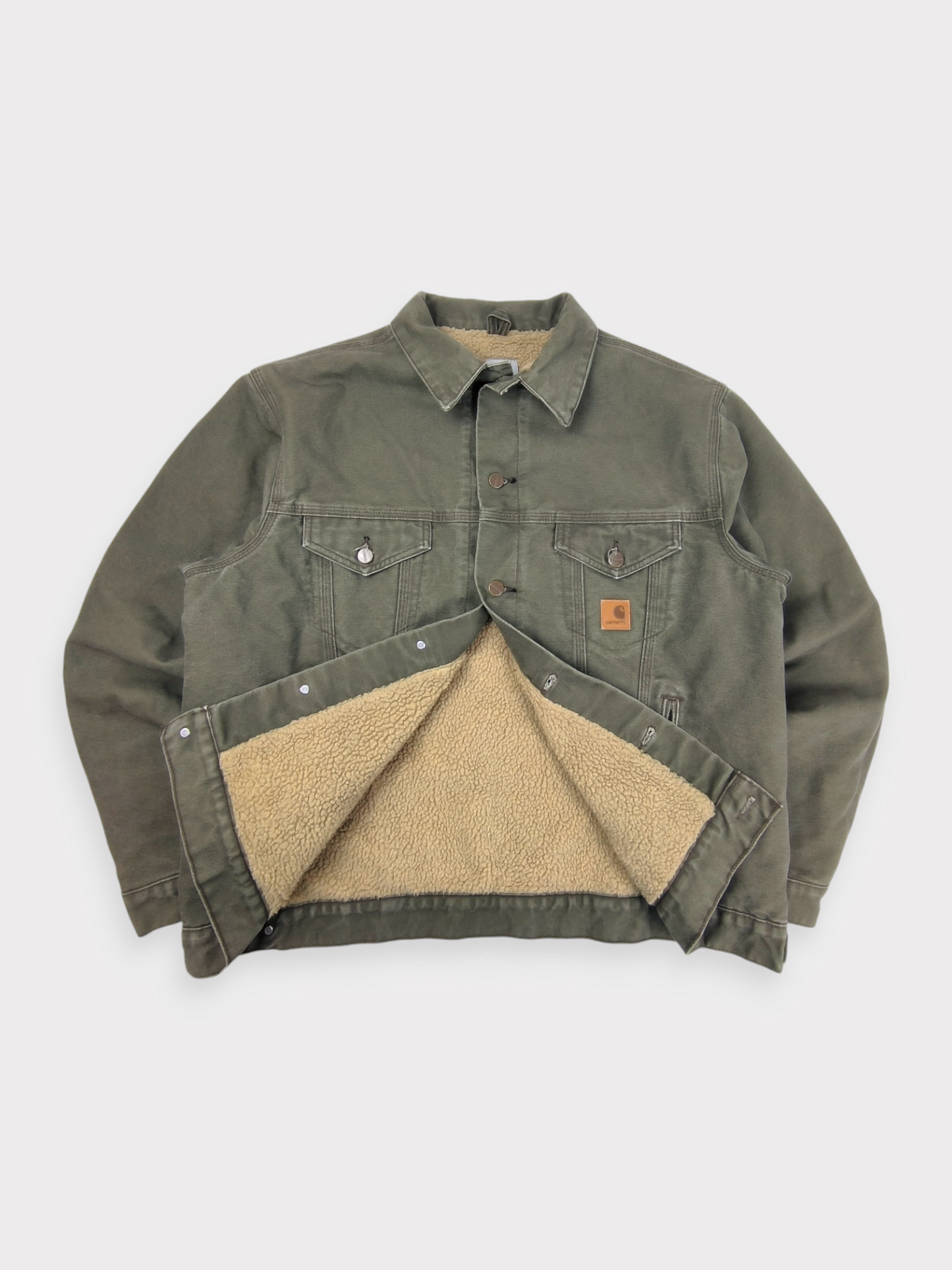 Carhartt USA Trucker Jacket J233 ARG size XL