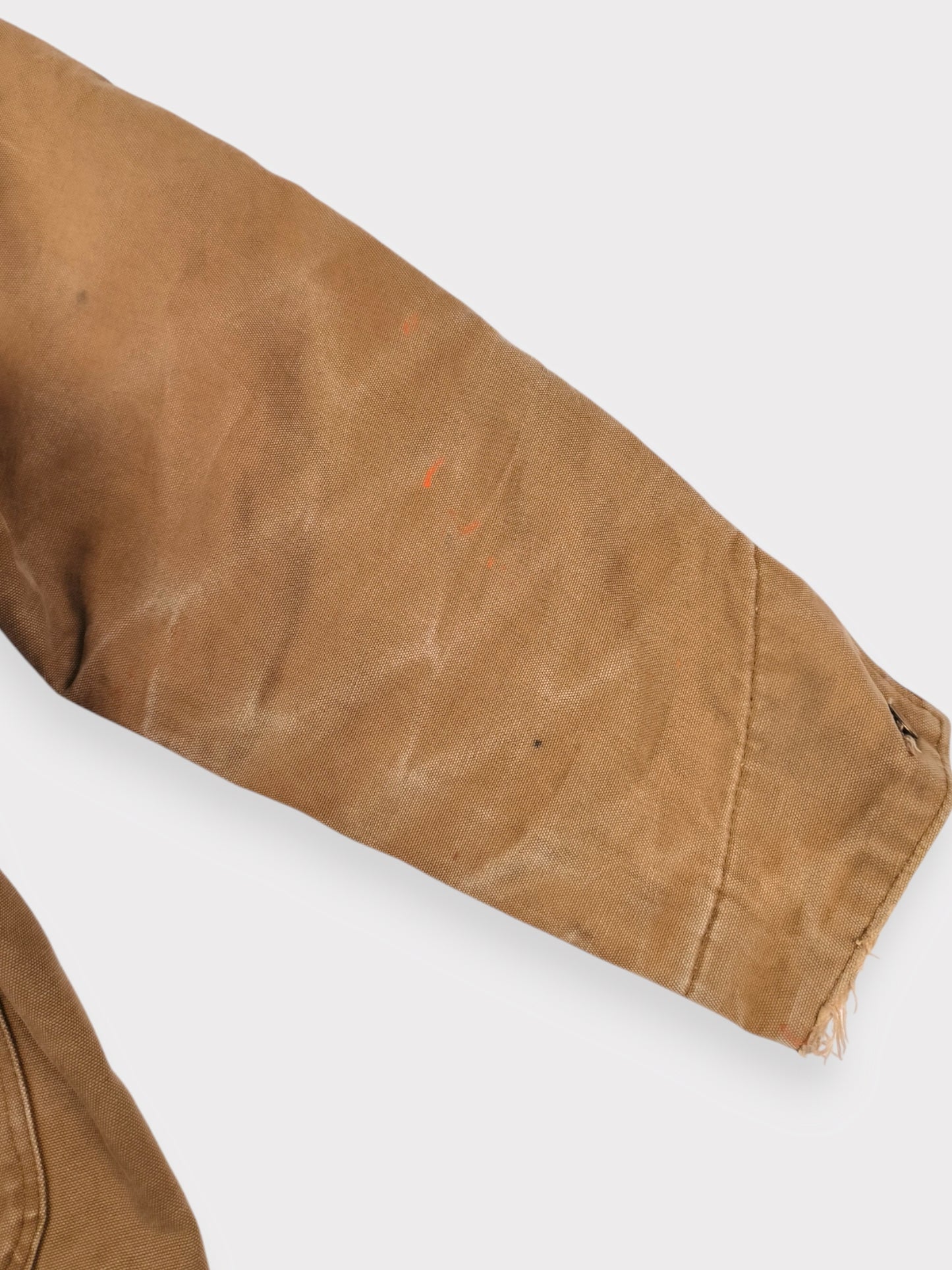 Carhartt USA 1969 Duck Brown Blanket Lined Chore Coat 6BLC size 46