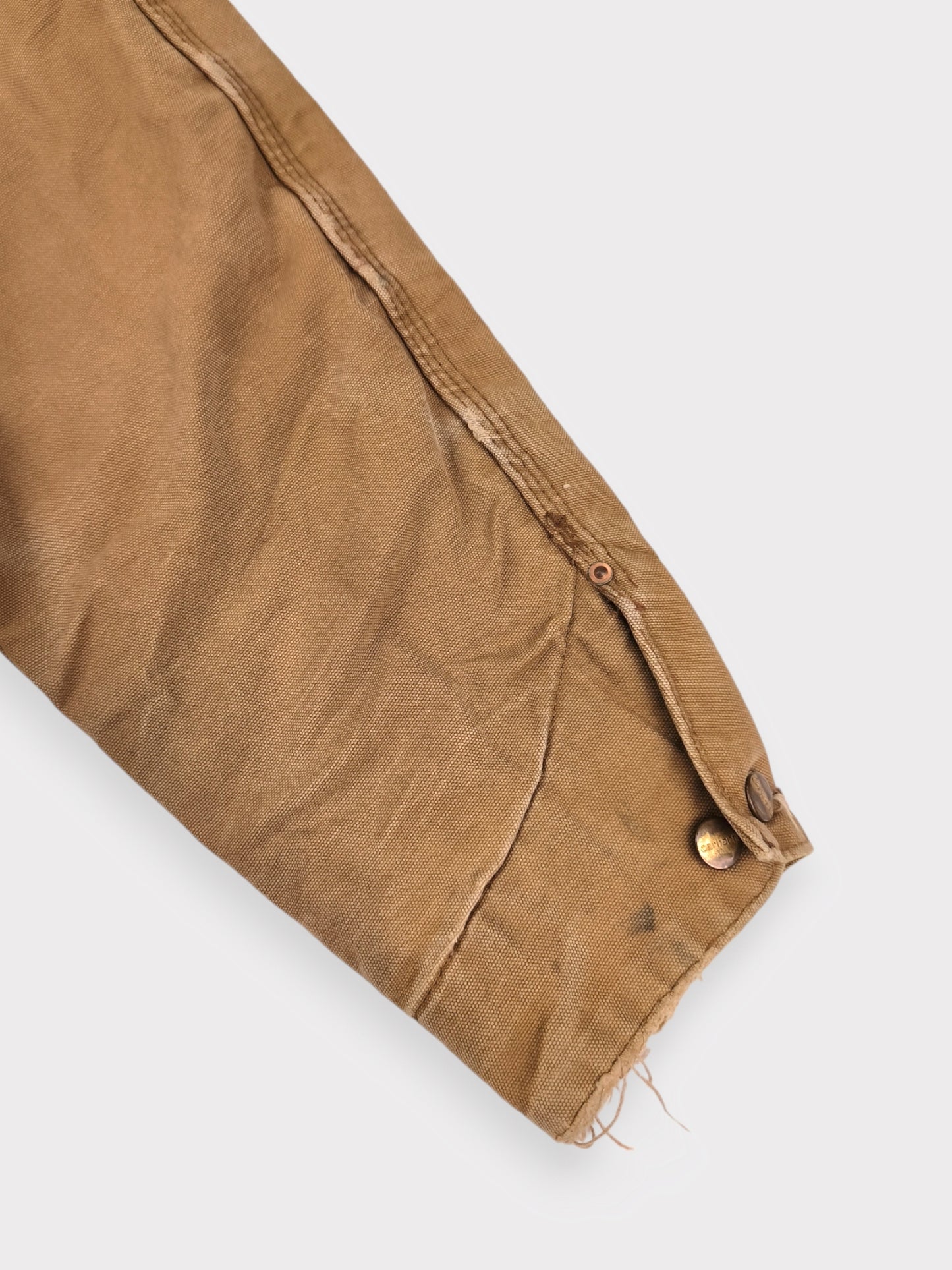 Carhartt USA 1969 Duck Brown Blanket Lined Chore Coat 6BLC size 46