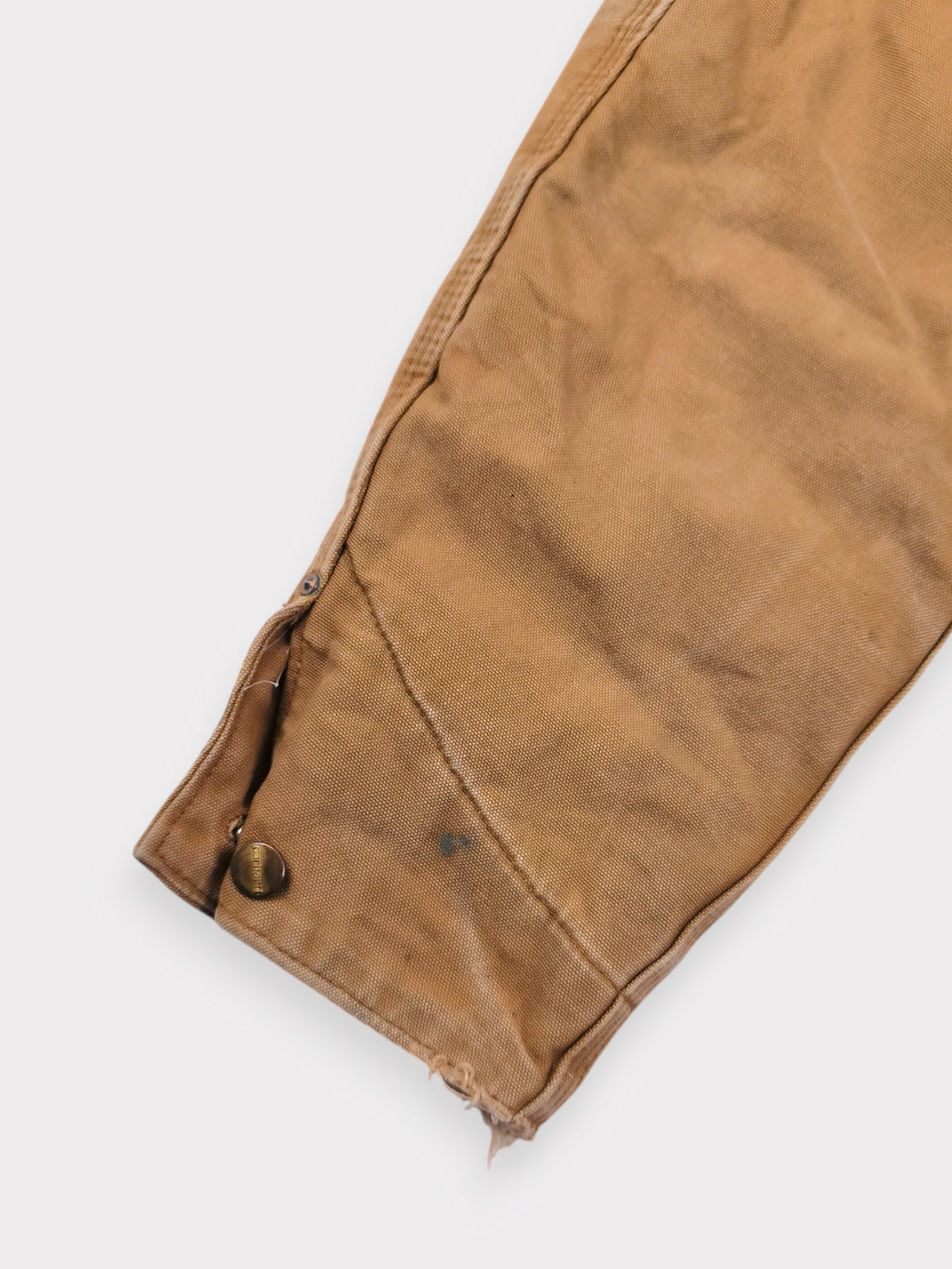 Carhartt USA 1969 Duck Brown Blanket Lined Chore Coat 6BLC size 46
