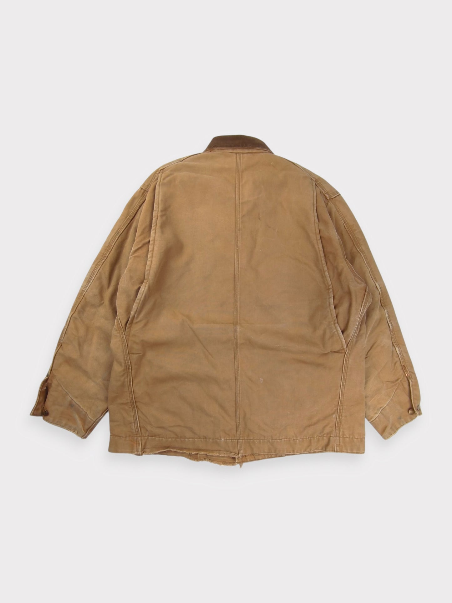 Carhartt USA 1969 Duck Brown Blanket Lined Chore Coat 6BLC size 46