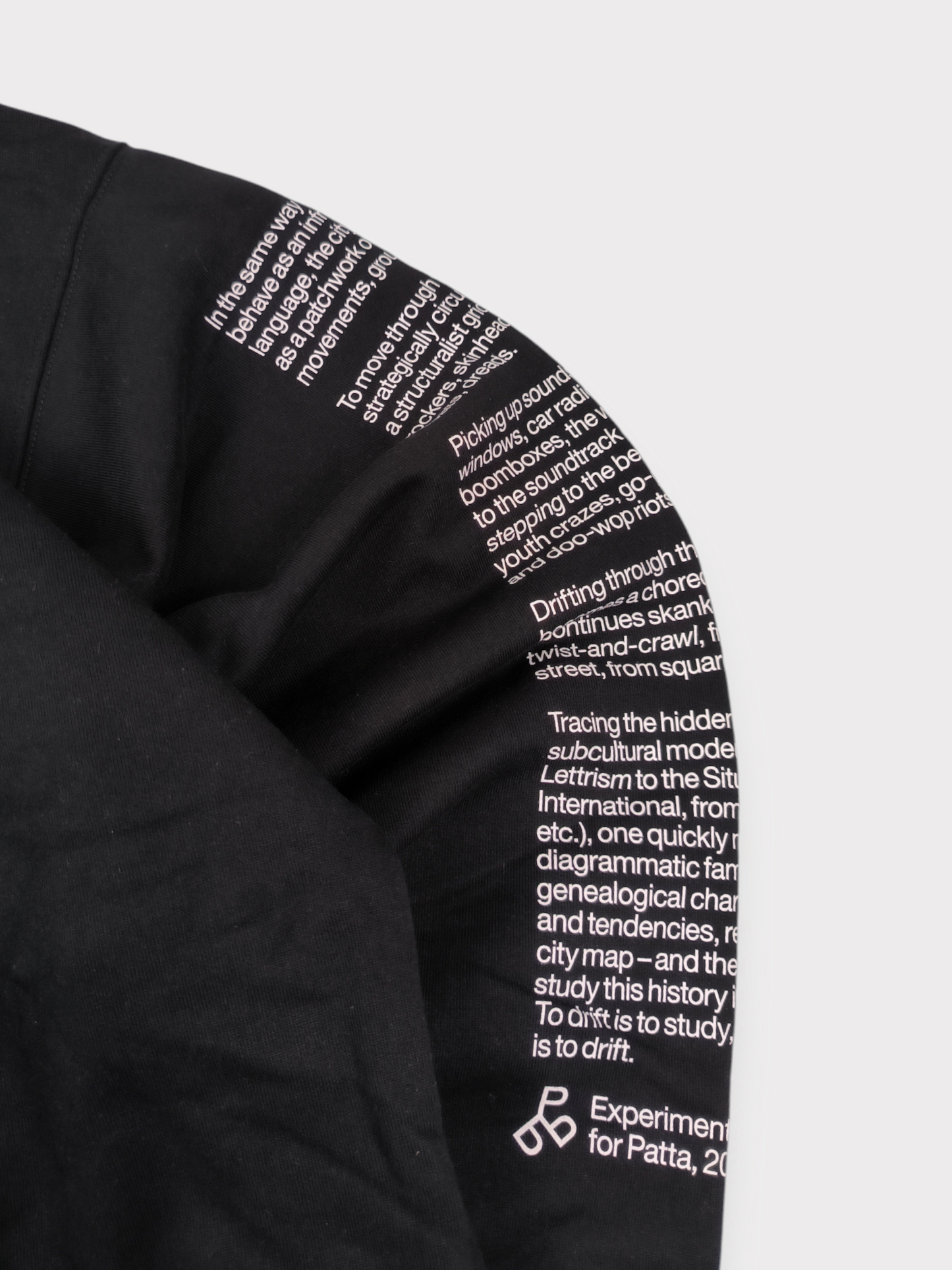 Patta x Experimental Jetset boxy Hooded sweatshirt size M