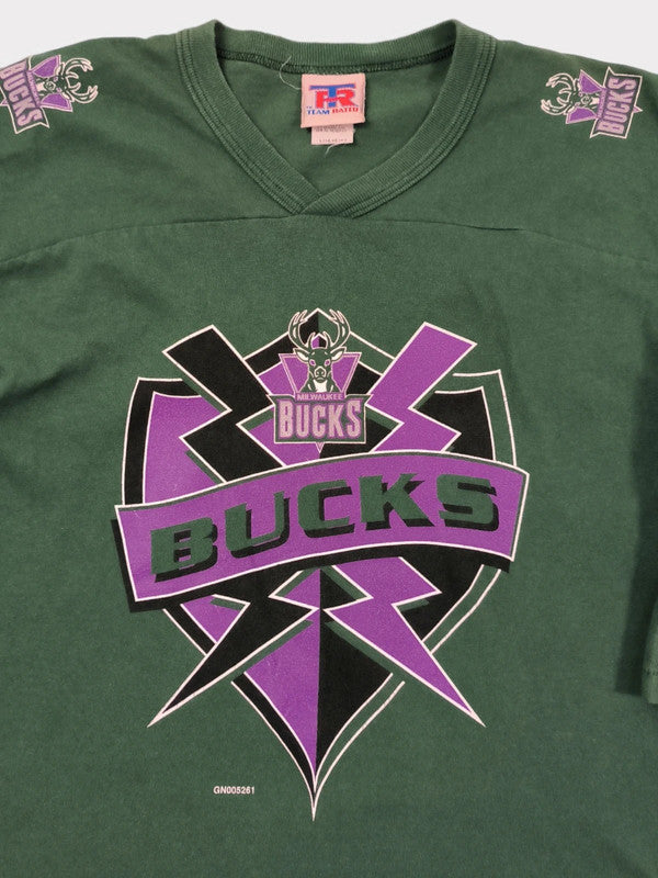 NHL Vintage Single stitch kids T-shirt Milwaukee Bucks size L kids 14 16