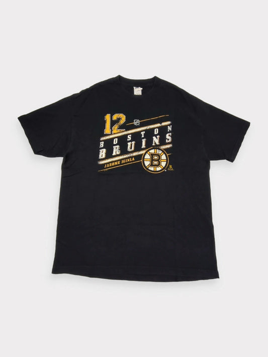 Boston Bruins NHL Vintage USA T-shirt number 12 Jadome Iginla