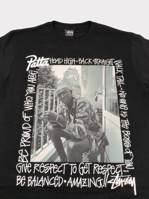 Patta x Stussy Respect T-shirt size M Black