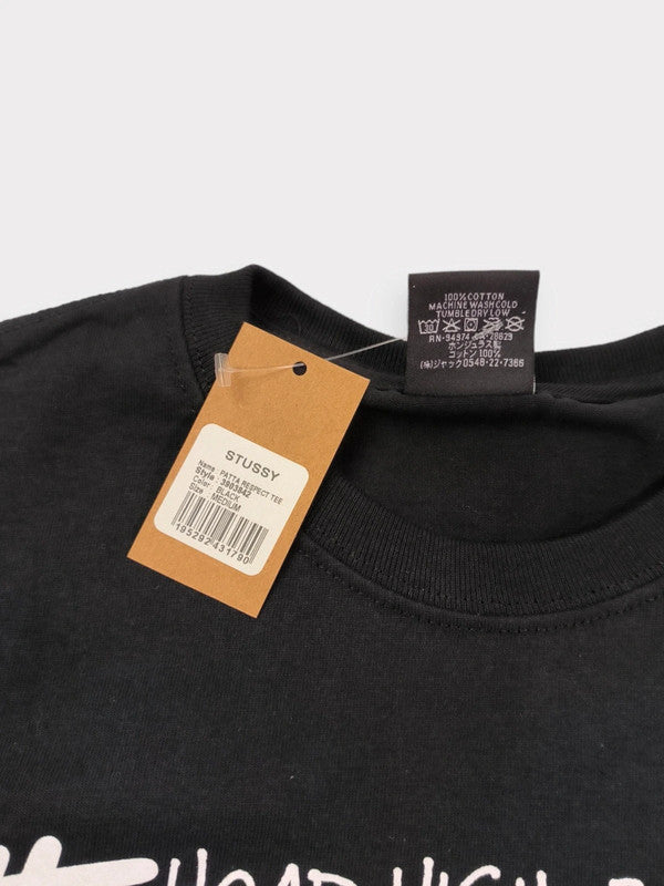 Patta x Stussy Respect T-shirt size M Black