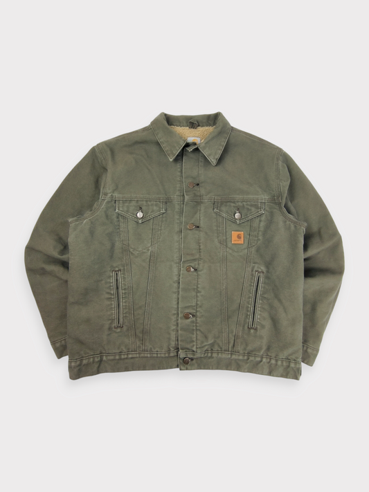 Carhartt USA Trucker Jacket J233 ARG size XL