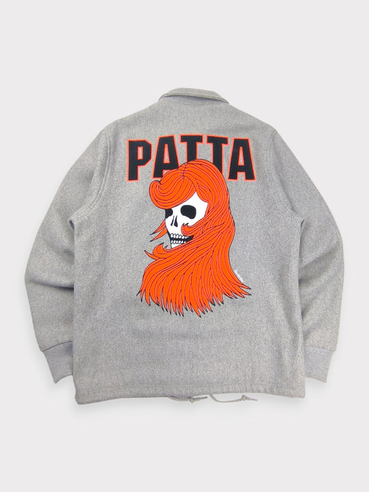 Patta Embroidered Wool Coach Jacket size XS