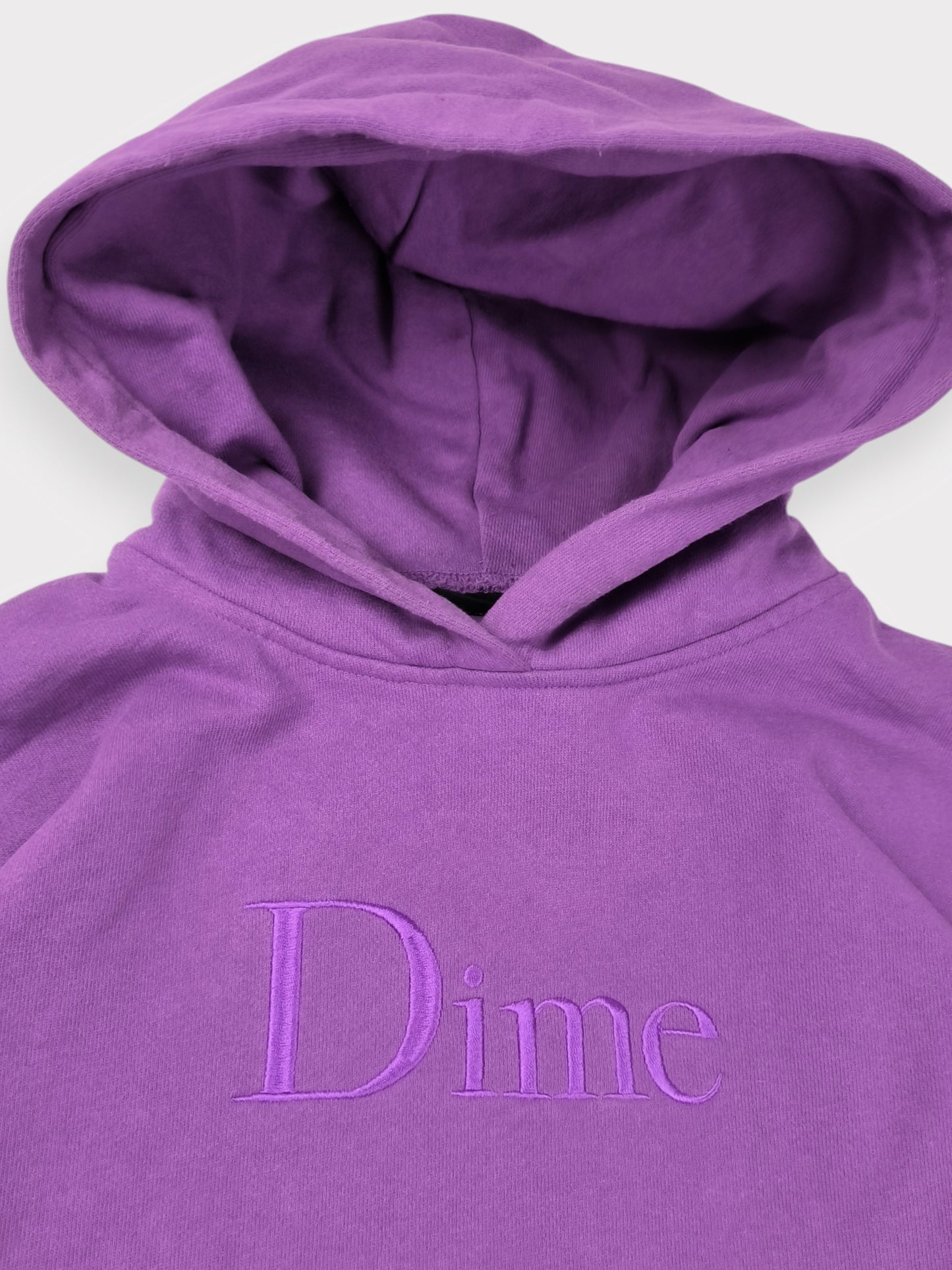 Dime Embroidered Logo Hoodie size L