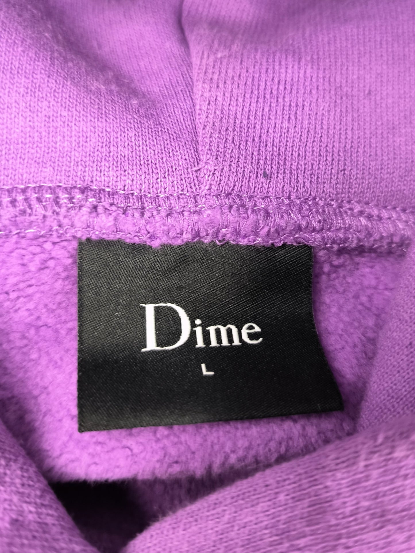 Dime Embroidered Logo Hoodie size L